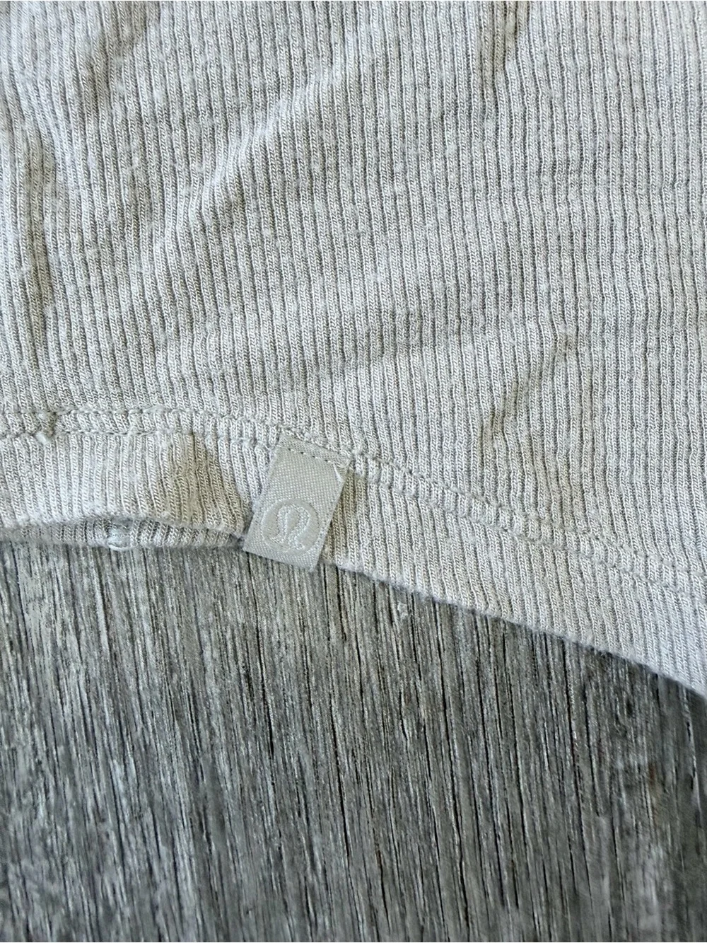 LULULEMON Hold Tight Rib Crew Neck - Warm Ash Gray